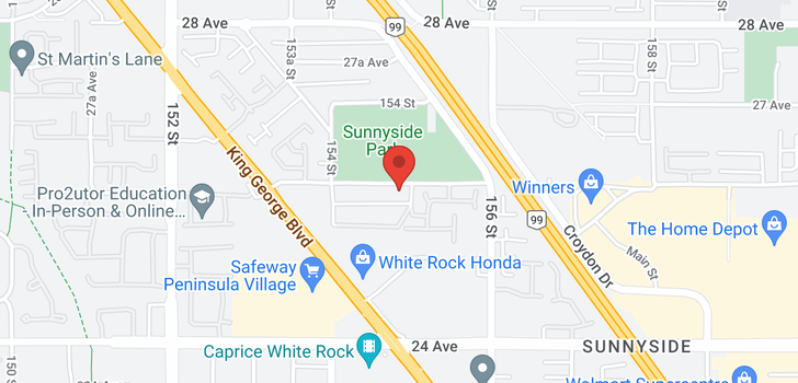 map of 15488 26 AVENUE